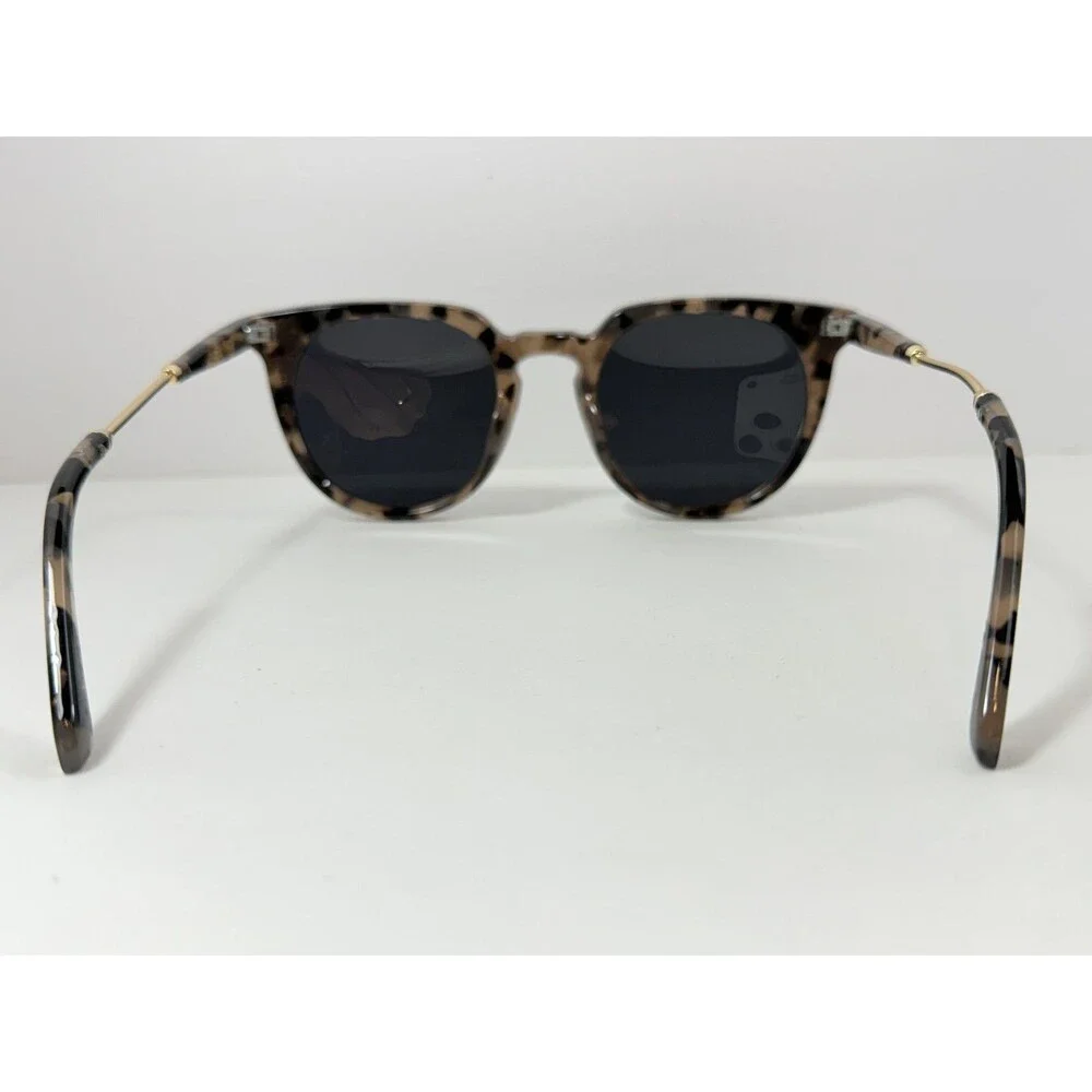 I-SEA Ella Polarized Round Cat Eye Sunglasses Light Tortoise Frame Gray Lenses